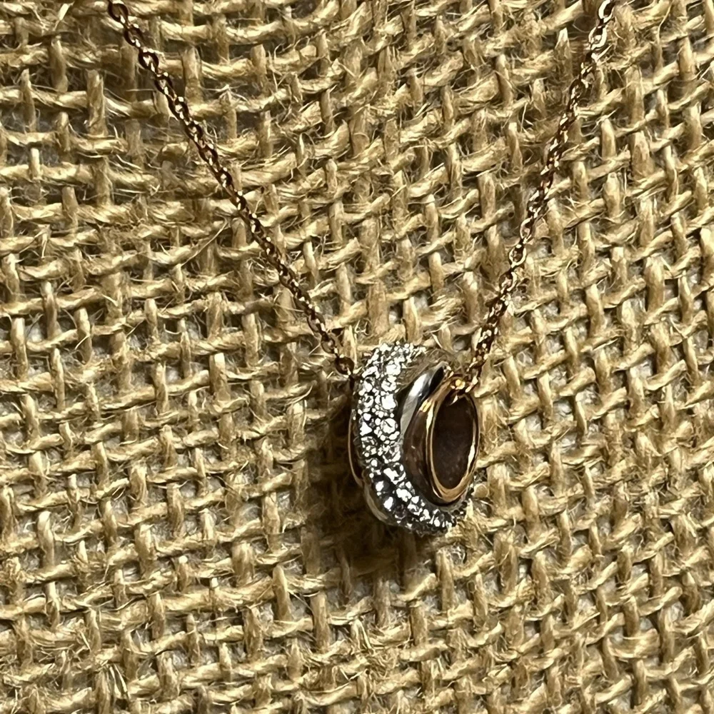Swarovski Crystal Rose Gold Necklace - Picture 2 of 13